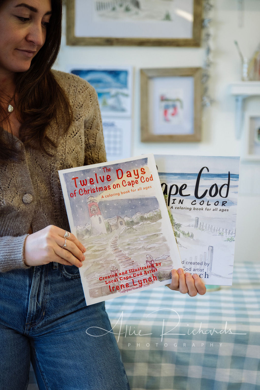 “The Twelve Days of Christmas on Cape Cod” A Coloring Book For All Ages