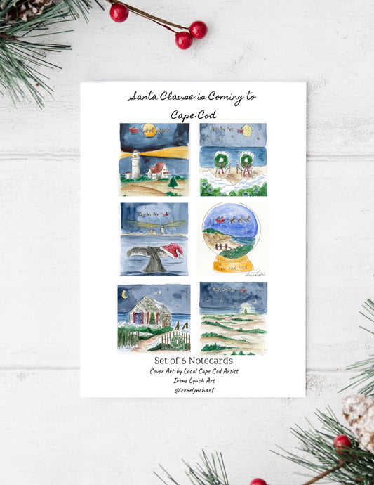 "Santa Clause is Coming to Cape Cod" Holiday Card Box Set
