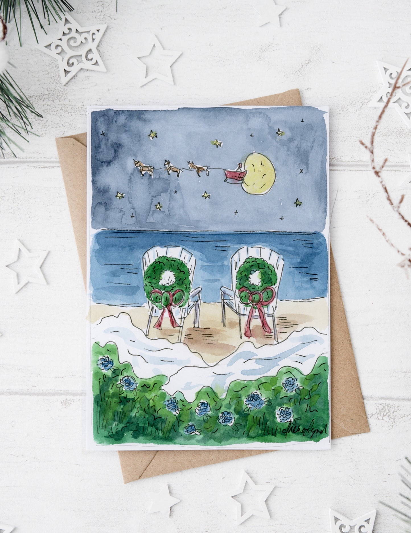 "Santa Clause is Coming to Cape Cod" Holiday Card Box Set