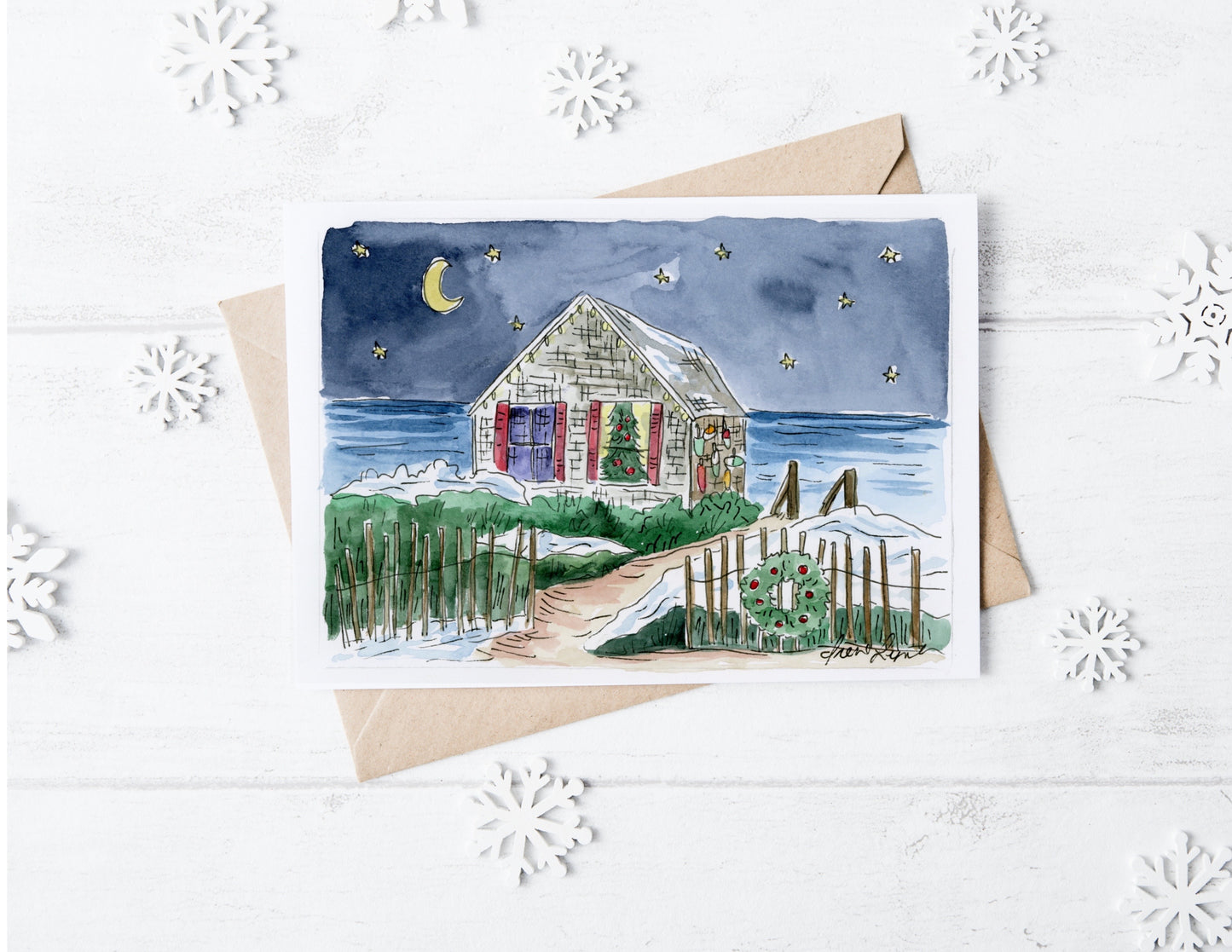 "Santa Clause is Coming to Cape Cod" Holiday Card Box Set