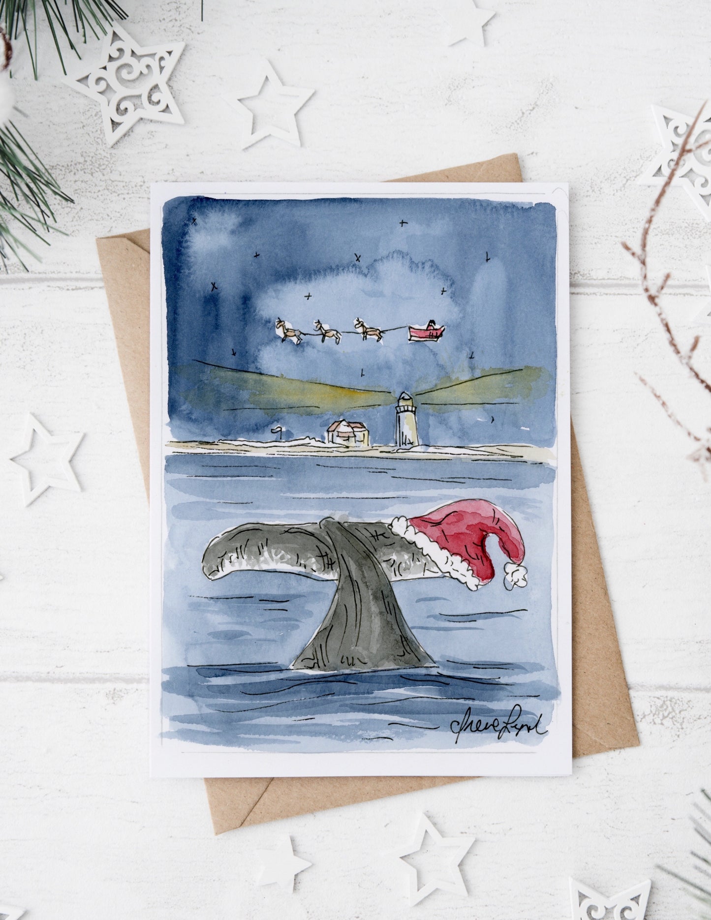 "Santa Clause is Coming to Cape Cod" Holiday Card Box Set