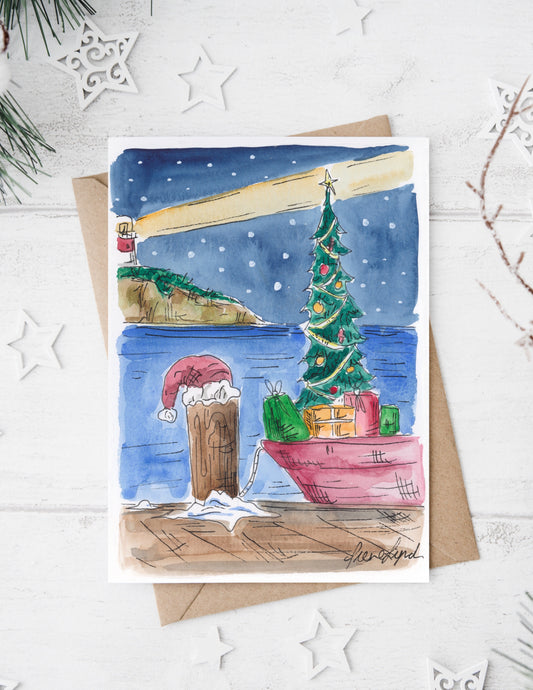 "A Very, Merry Cape Cod Holiday" Holiday Card