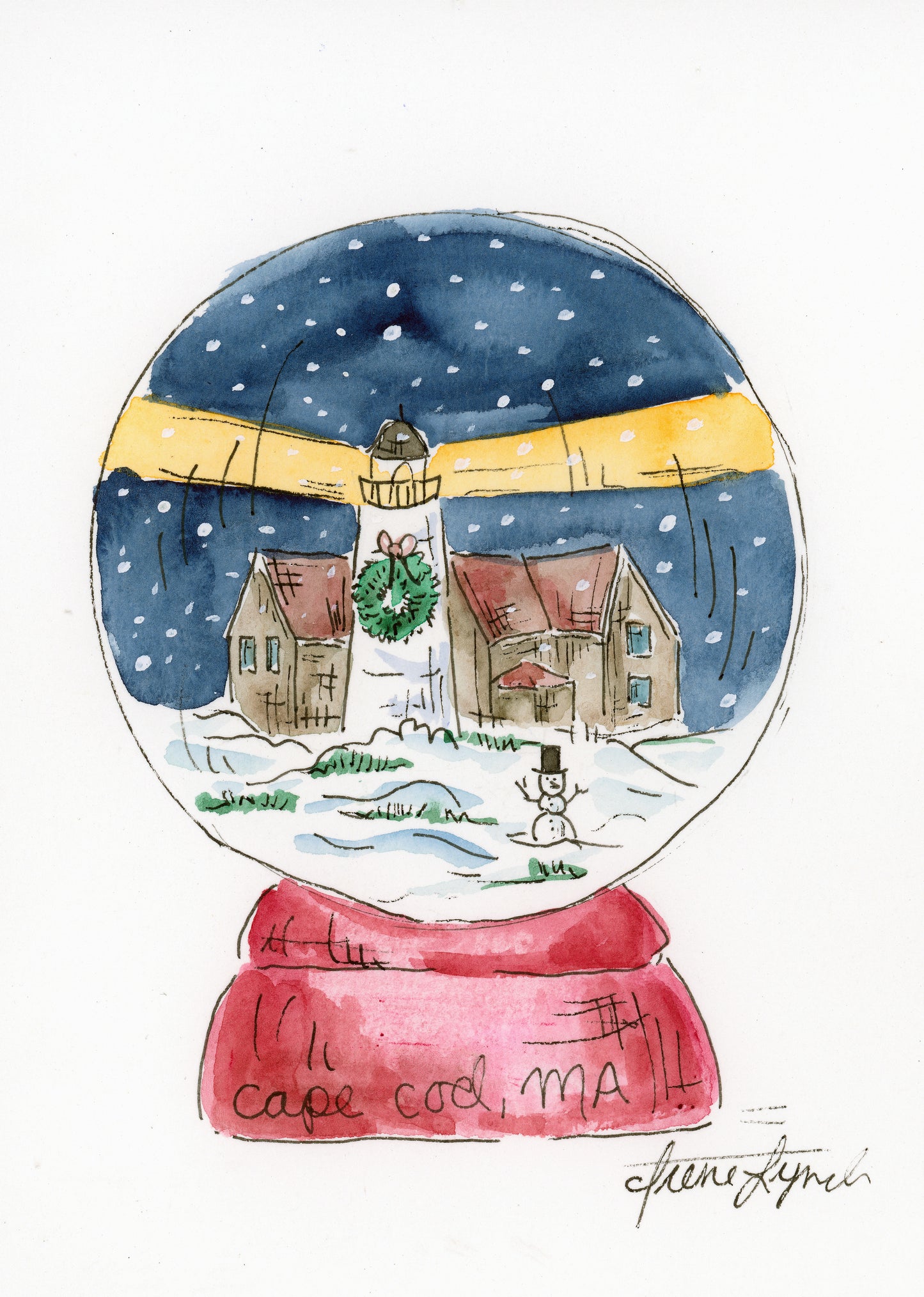 **New 2023 Collection** "I'm Dreaming of a Cape Cod Christmas" Holiday Card Box Set