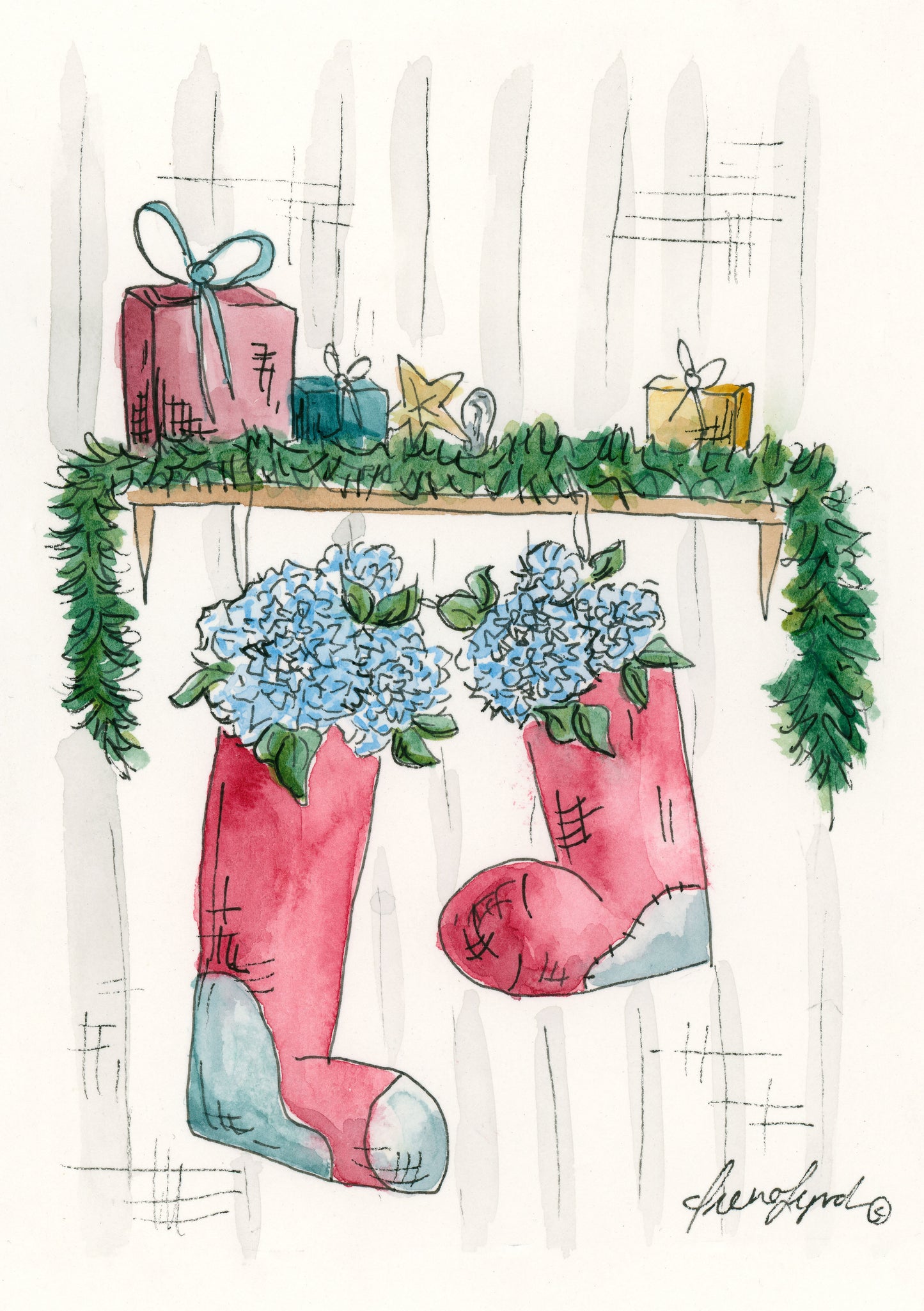 **New 2023 Collection** "I'm Dreaming of a Cape Cod Christmas" Holiday Card Box Set