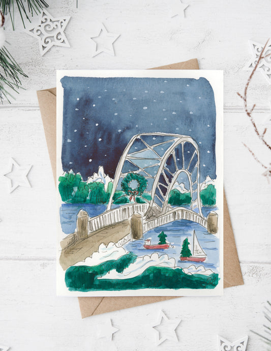 "Christmas on Cape Cod" Holiday Card