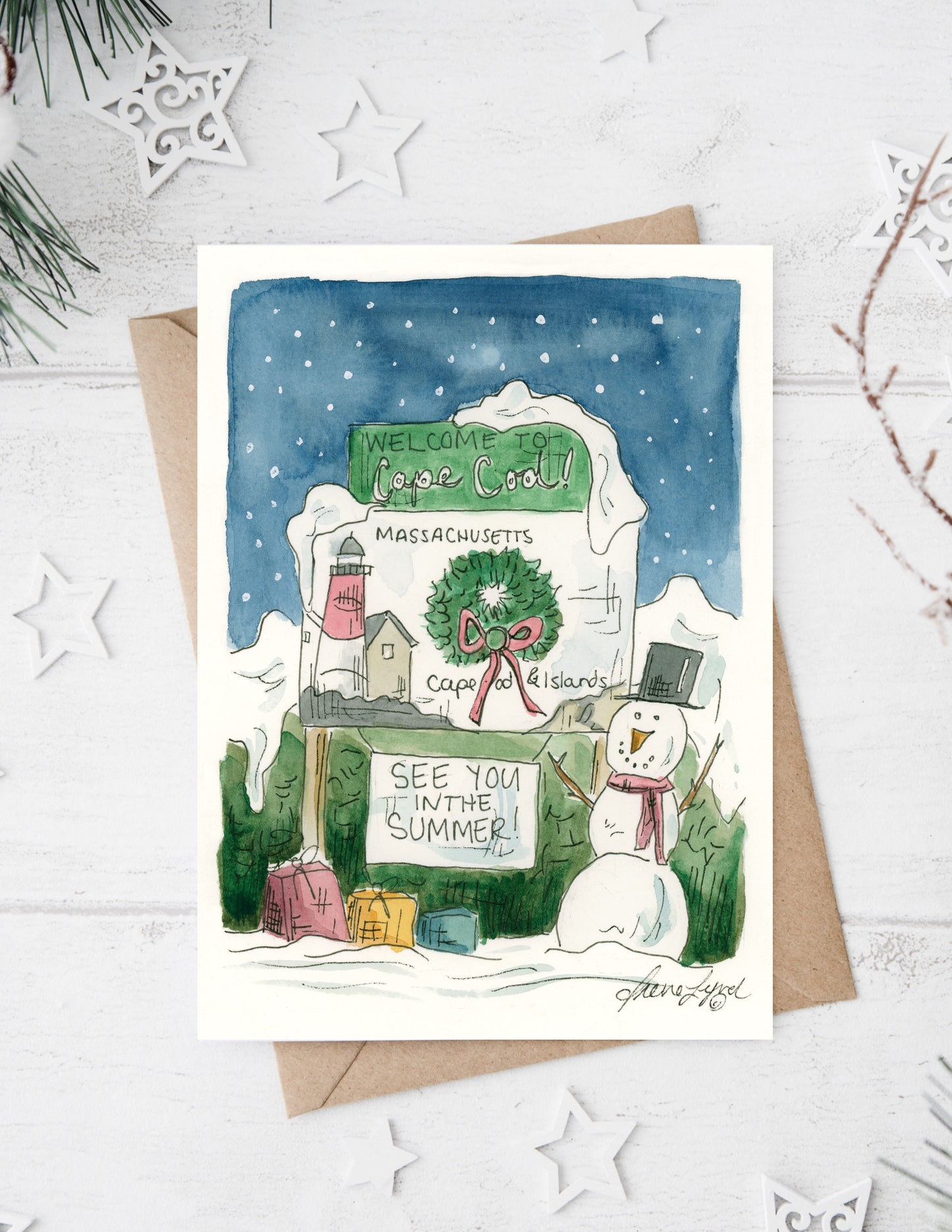 "Ho Ho Ho" Holiday Card