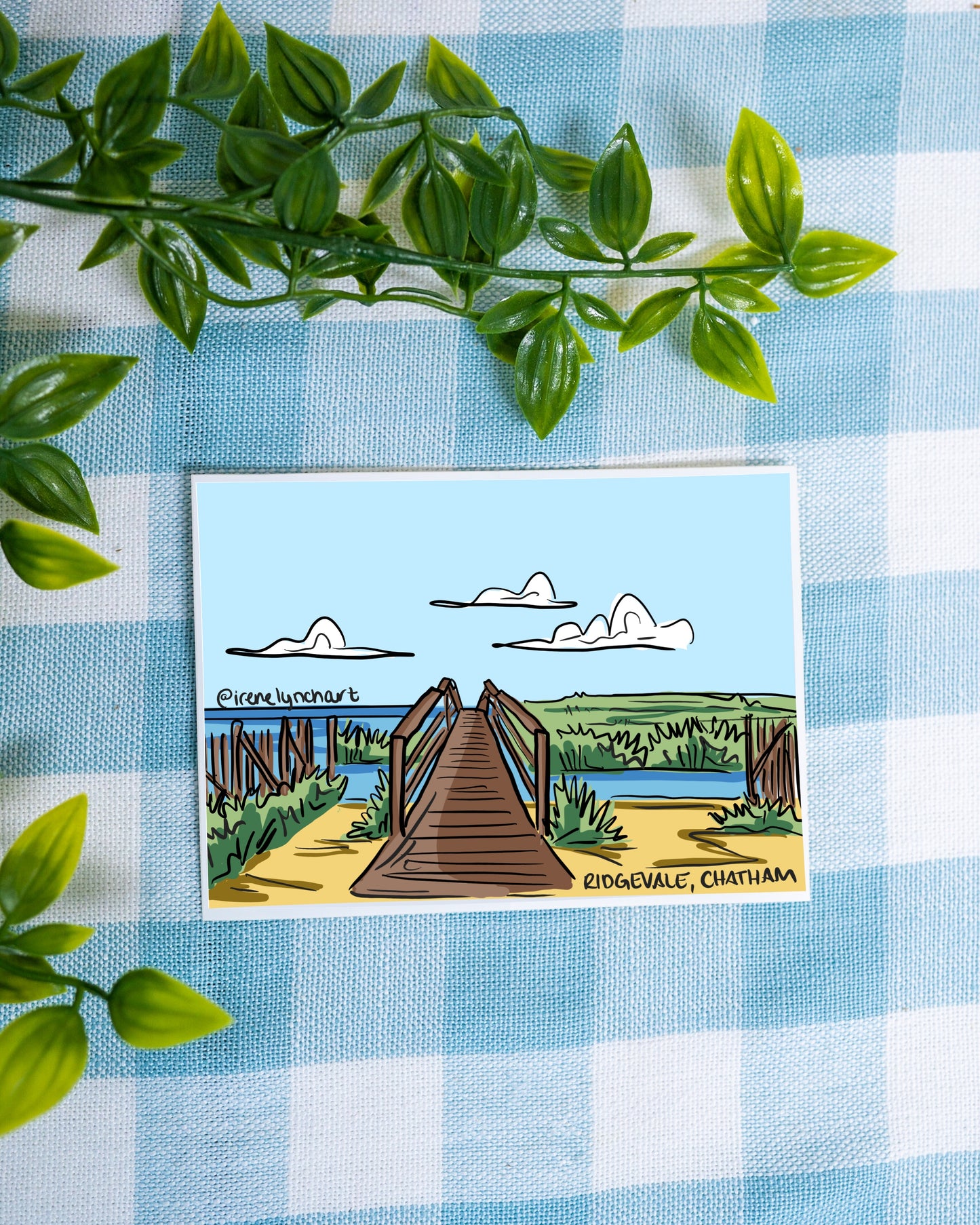 Ridgevale Beach Sticker
