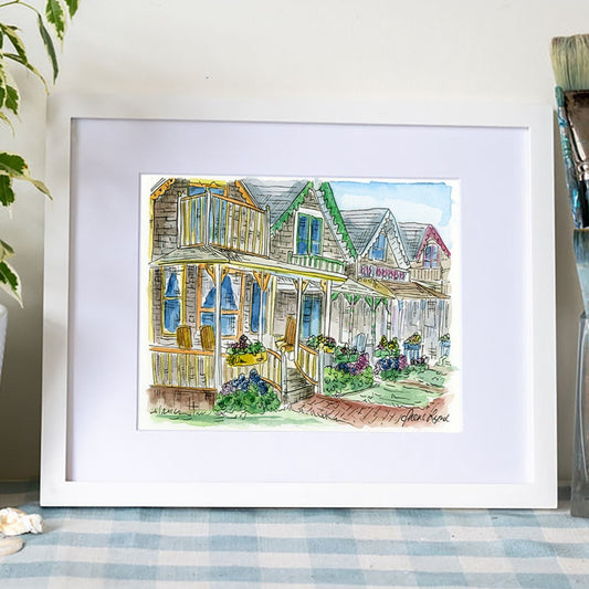 The Gingerbread Houses on Martha's Vineyard
