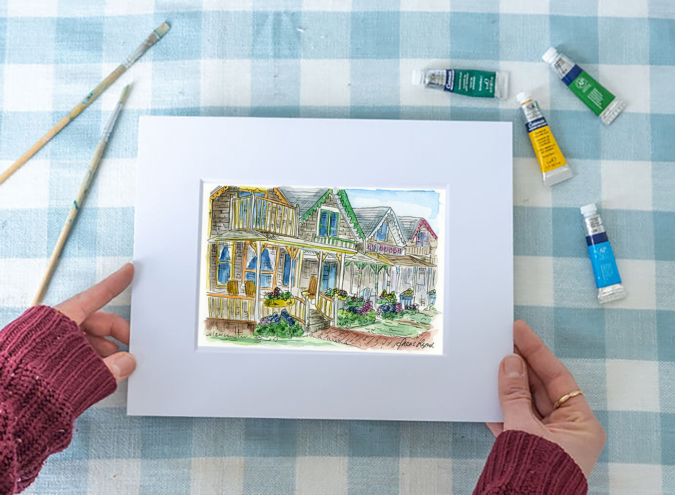 The Gingerbread Houses on Martha's Vineyard