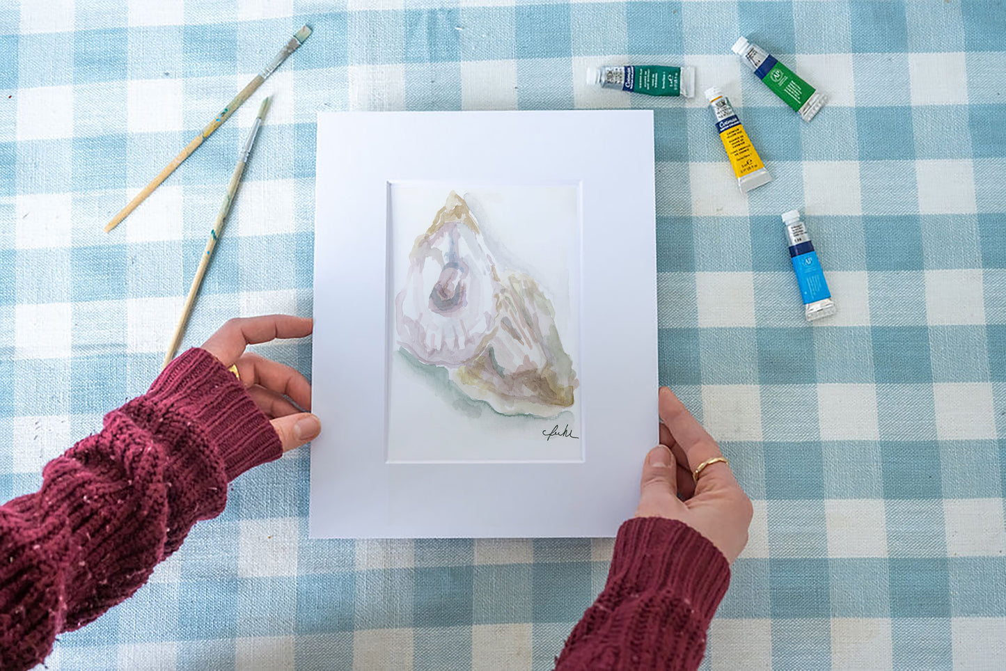 Watercolor Oysters