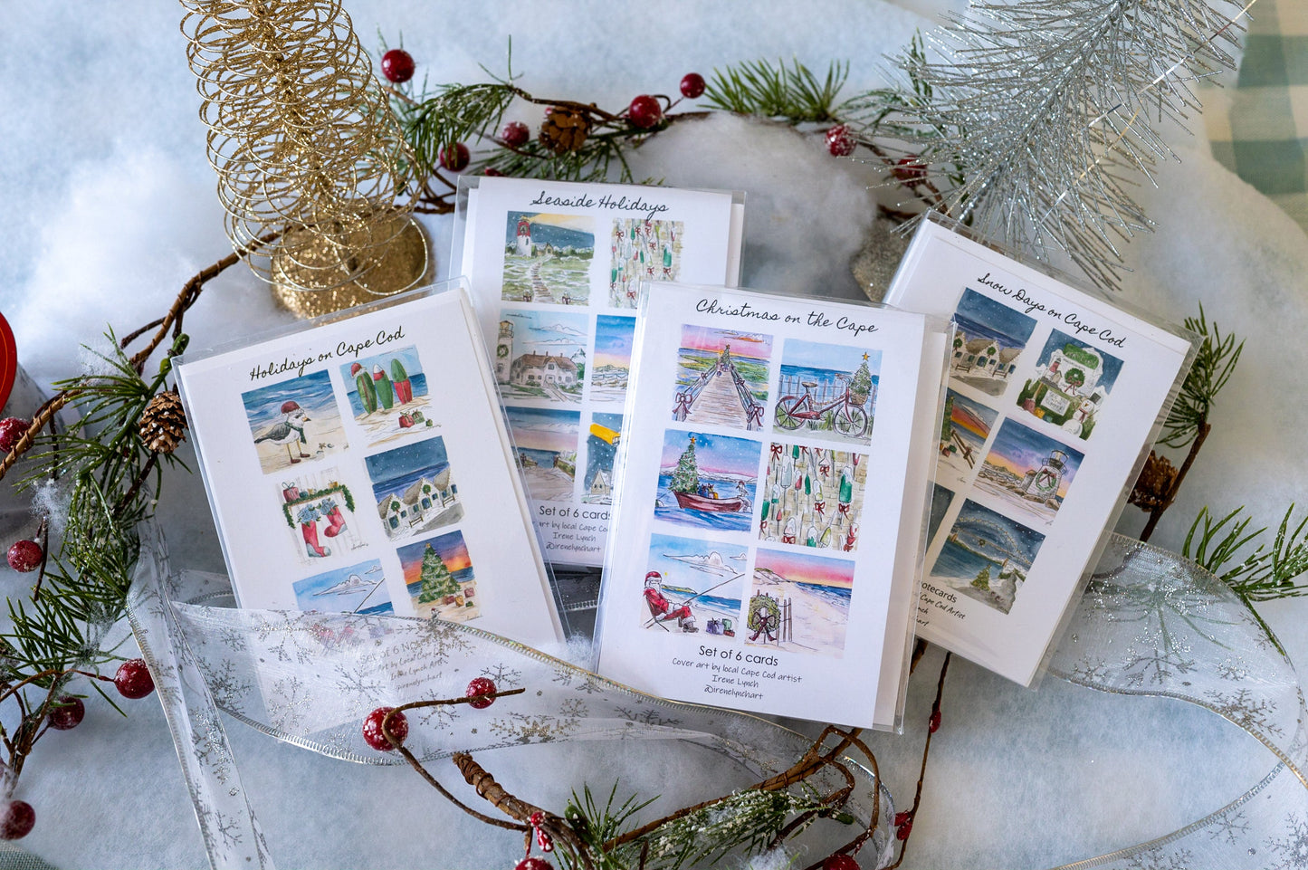 **New 2023 Collection** "I'm Dreaming of a Cape Cod Christmas" Holiday Card Box Set