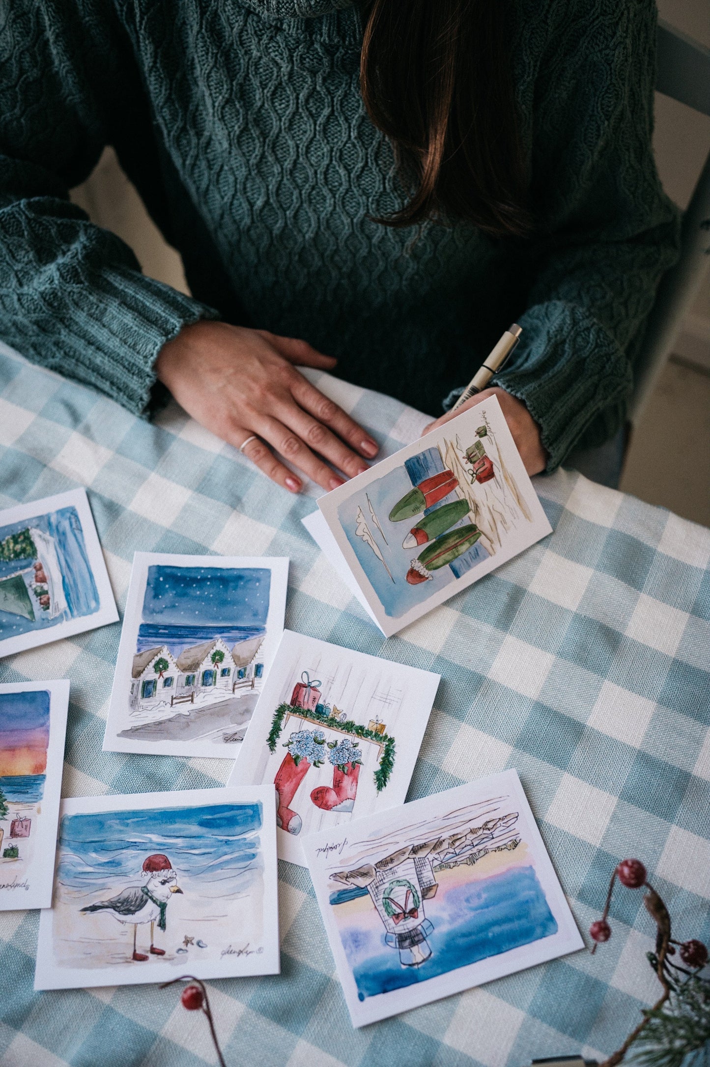 **New 2023 Collection** "A Cape Cod Holiday" Holiday Card Box Set