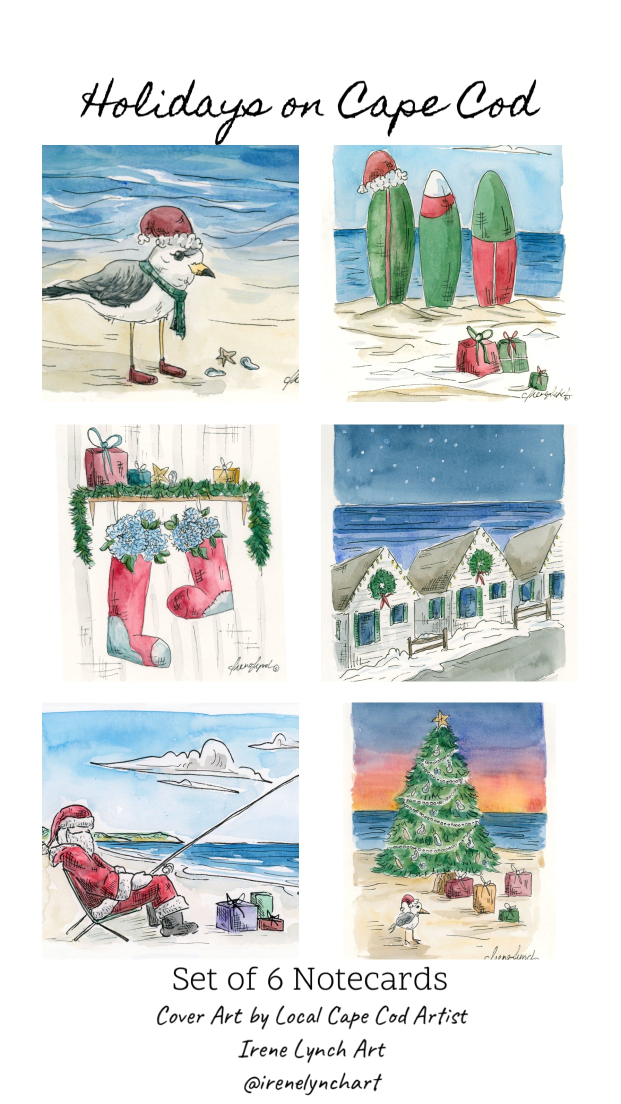 "Holidays on Cape Cod" Holiday Card Box Set