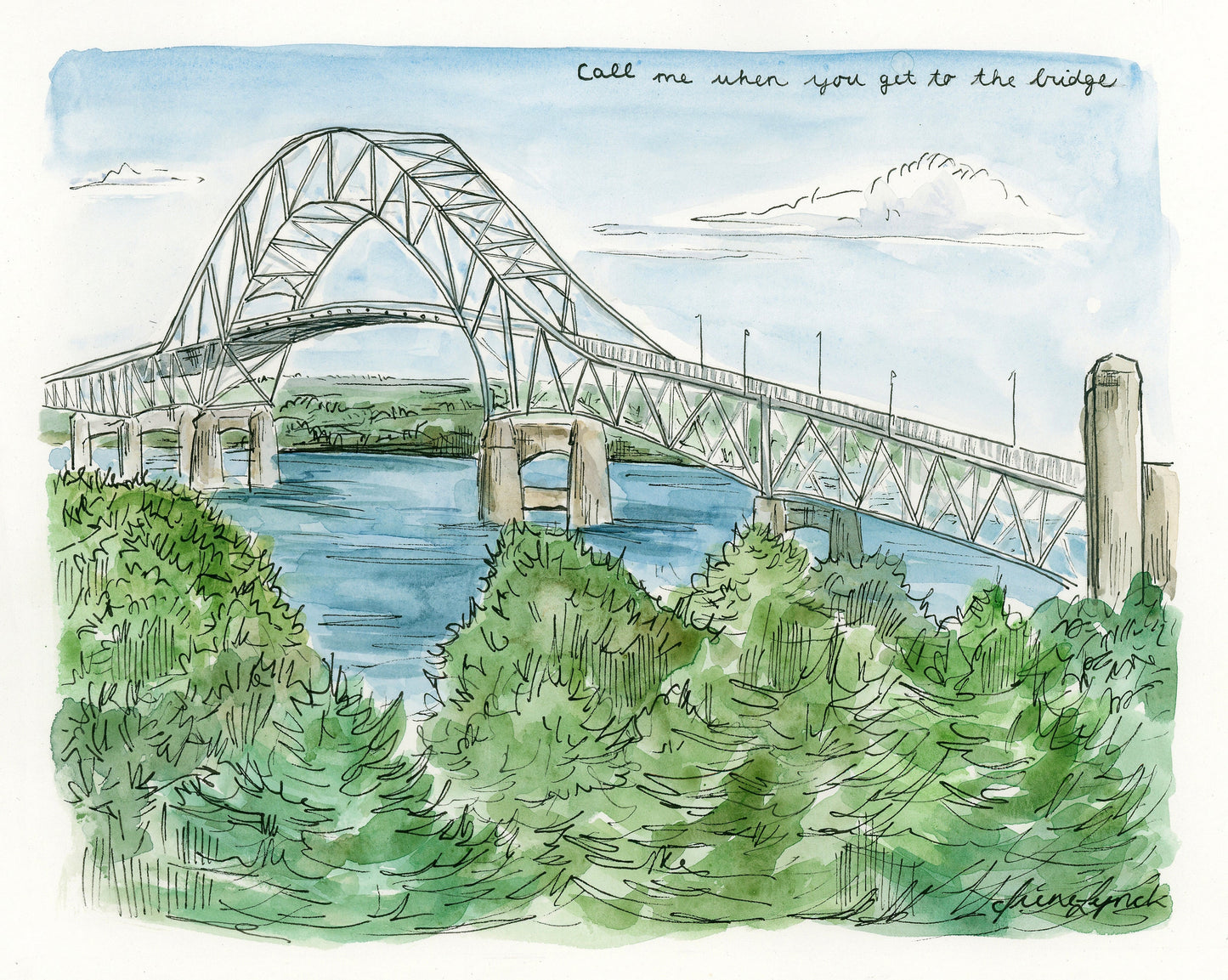 "Call Me When You Get To The Bridge" wholesale **BEST SELLER**