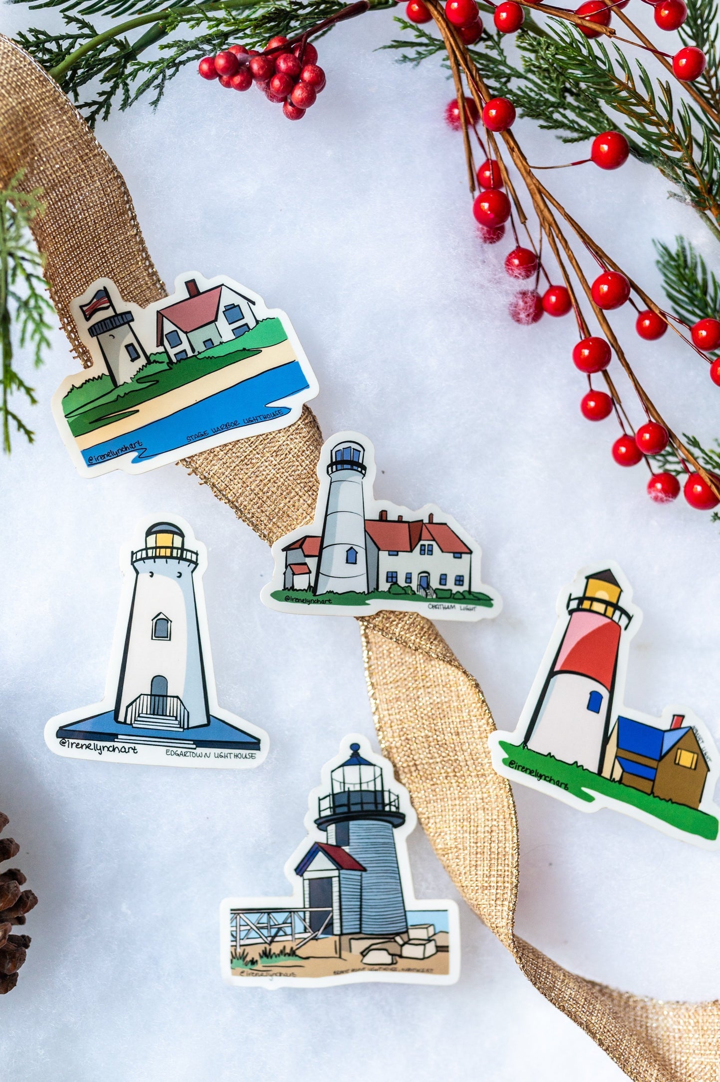 Brant Point Lighthouse Sticker