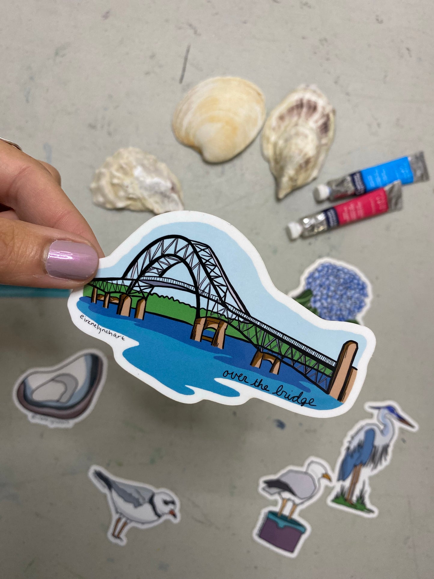“Over The Bridge” Sticker
