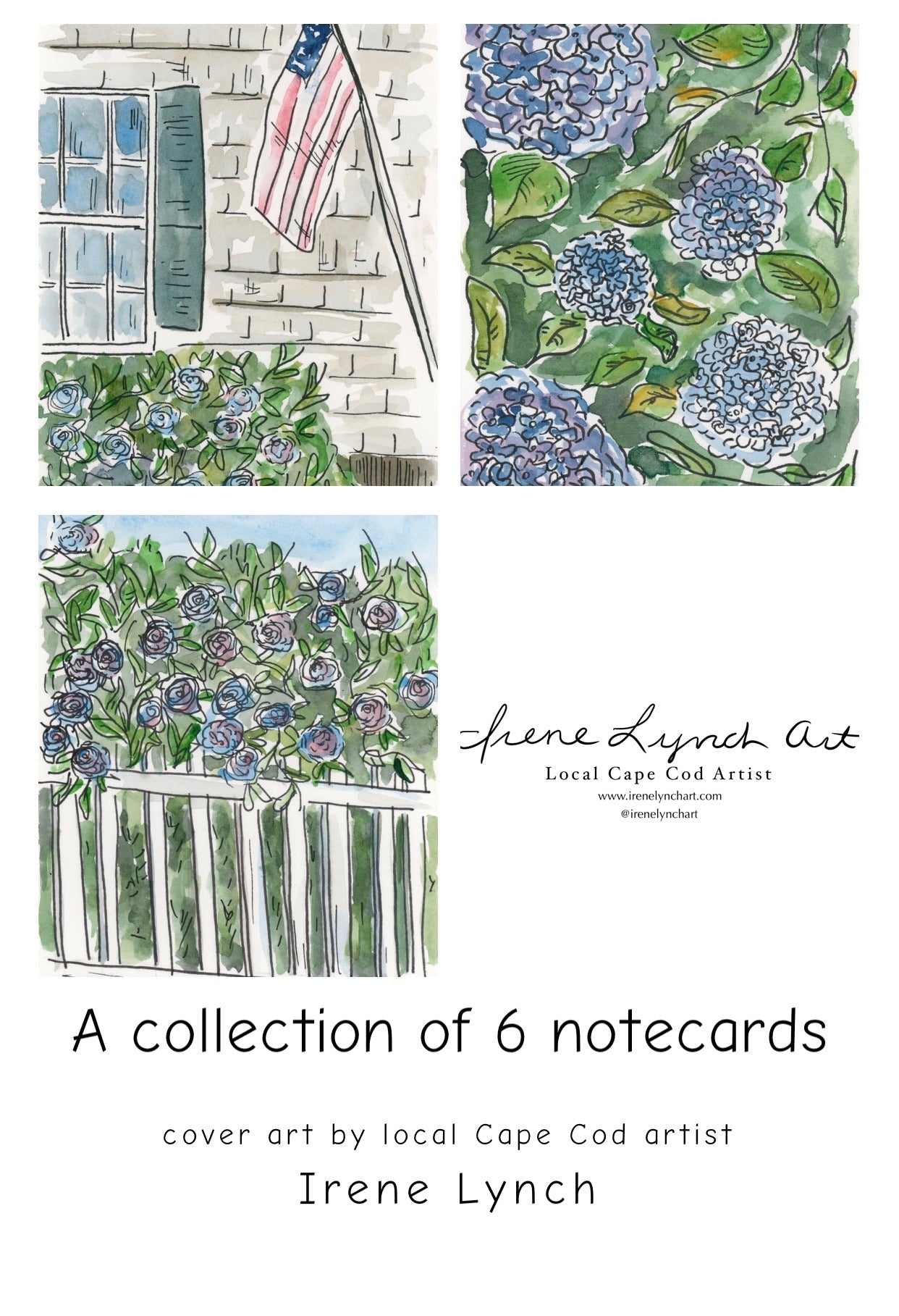 Hydrangea notecards