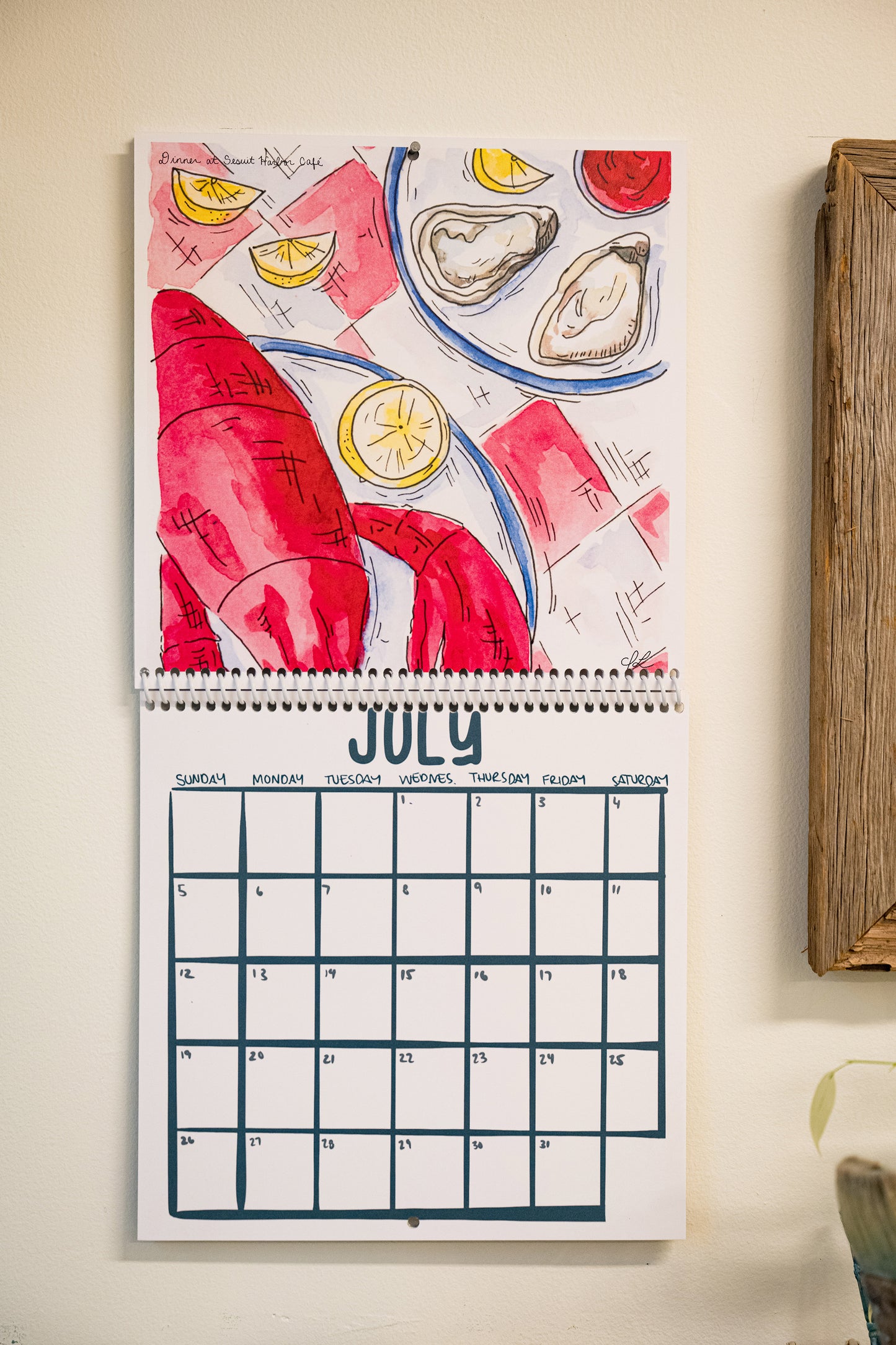 2026 Cape Cod Wall Calendar