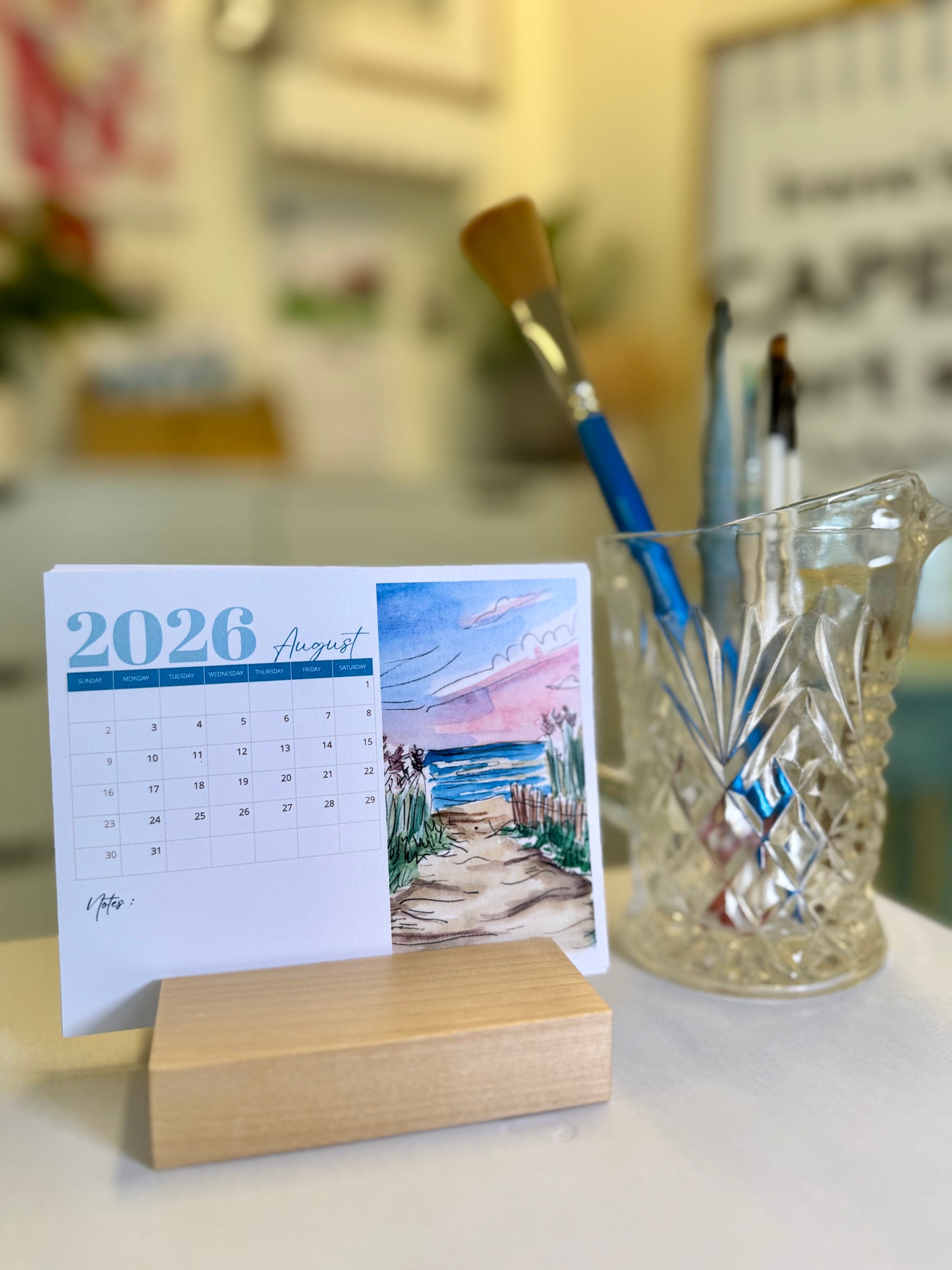2026 Cape Cod Desk Calendar