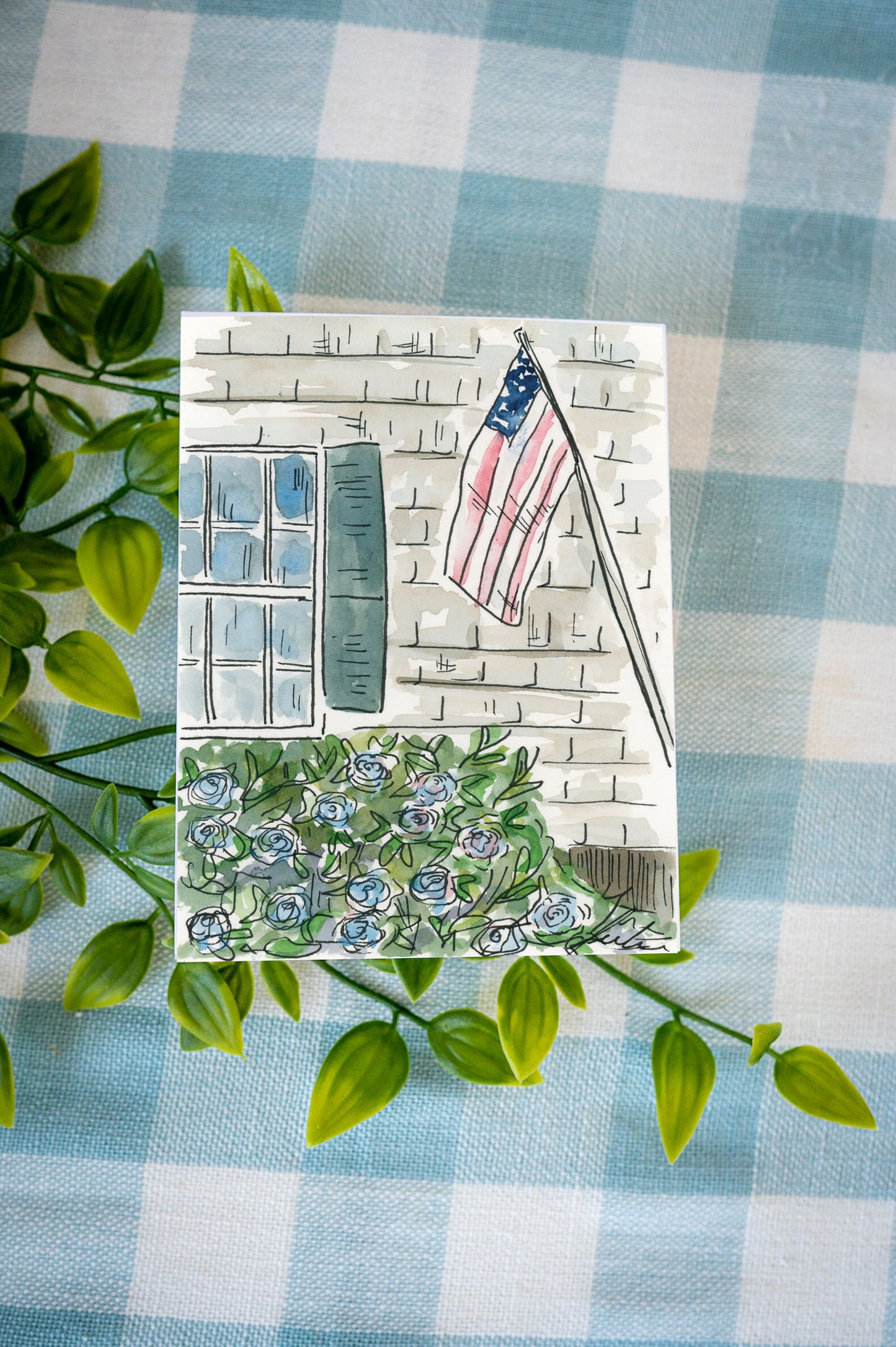 Cape Cod Bloom Notecards boxed set featuring hydrangea illustrations