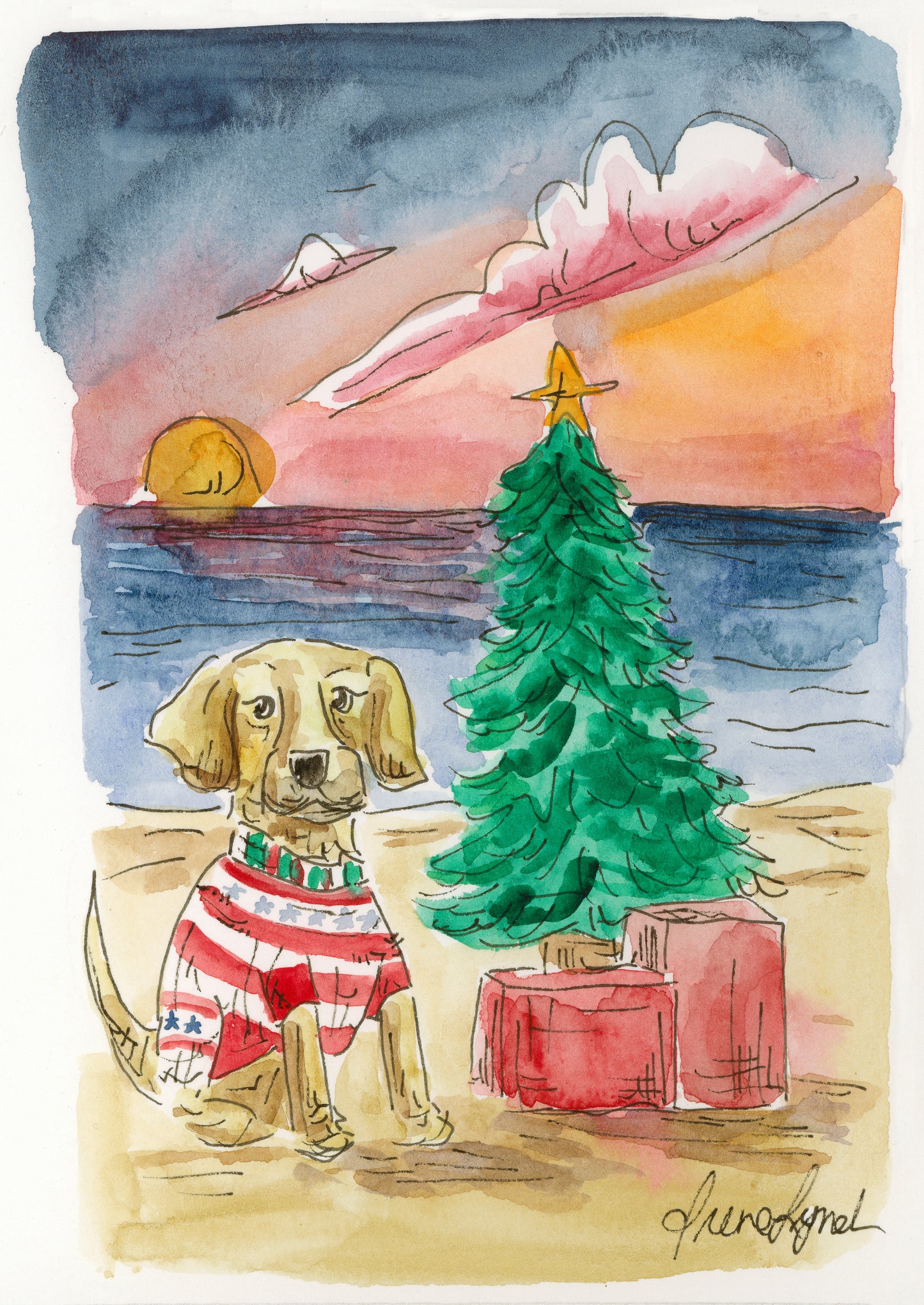 **New 2023 Collection** "I'm Dreaming of a Cape Cod Christmas" Holiday Card Box Set
