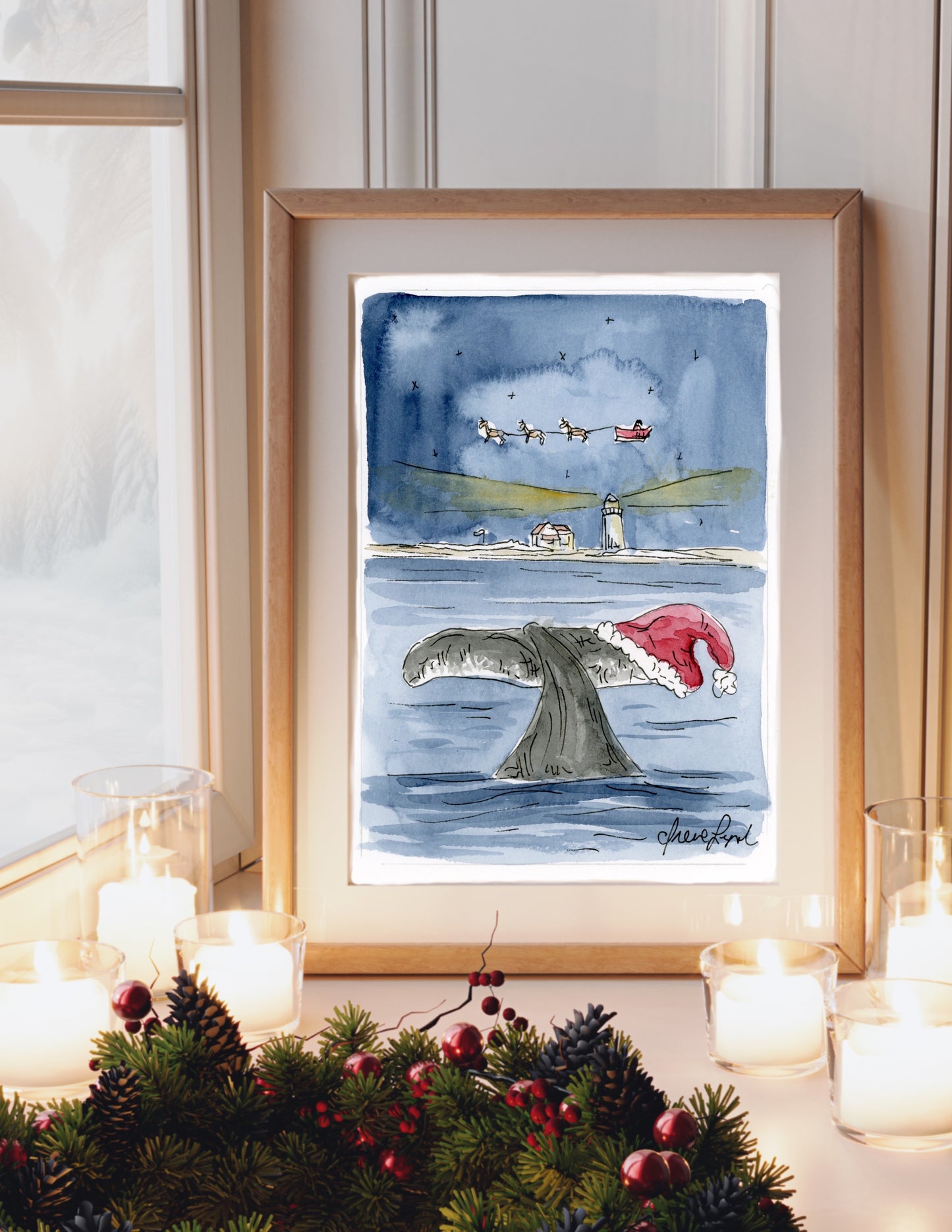 "Whale Watching on Christmas"