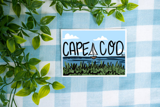 Cape Cod Postcard | Coastal Cape Cod Souvenir