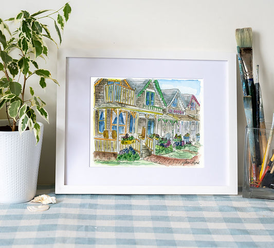 The Gingerbread Houses on Martha's Vineyard