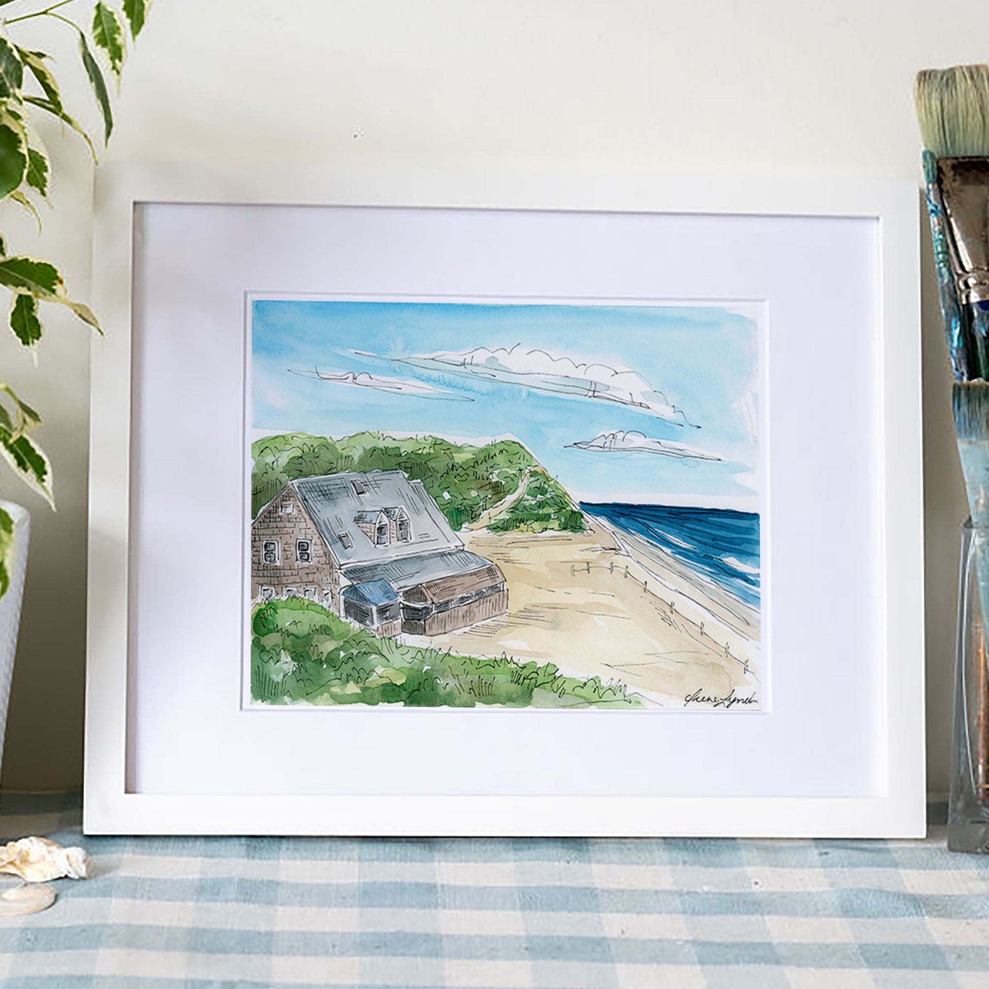 Wellfleet Beachcomber Cape Cod Art Print