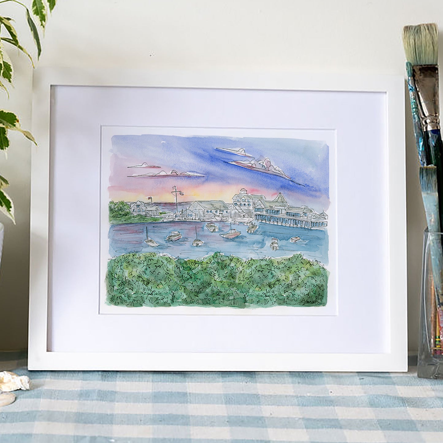 harwich wychmere sunset art print