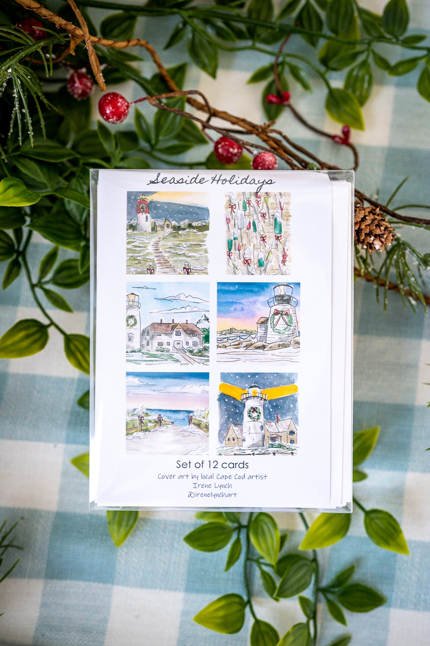 "Seaside Holidays" Holiday Card Box Set - Wholesale