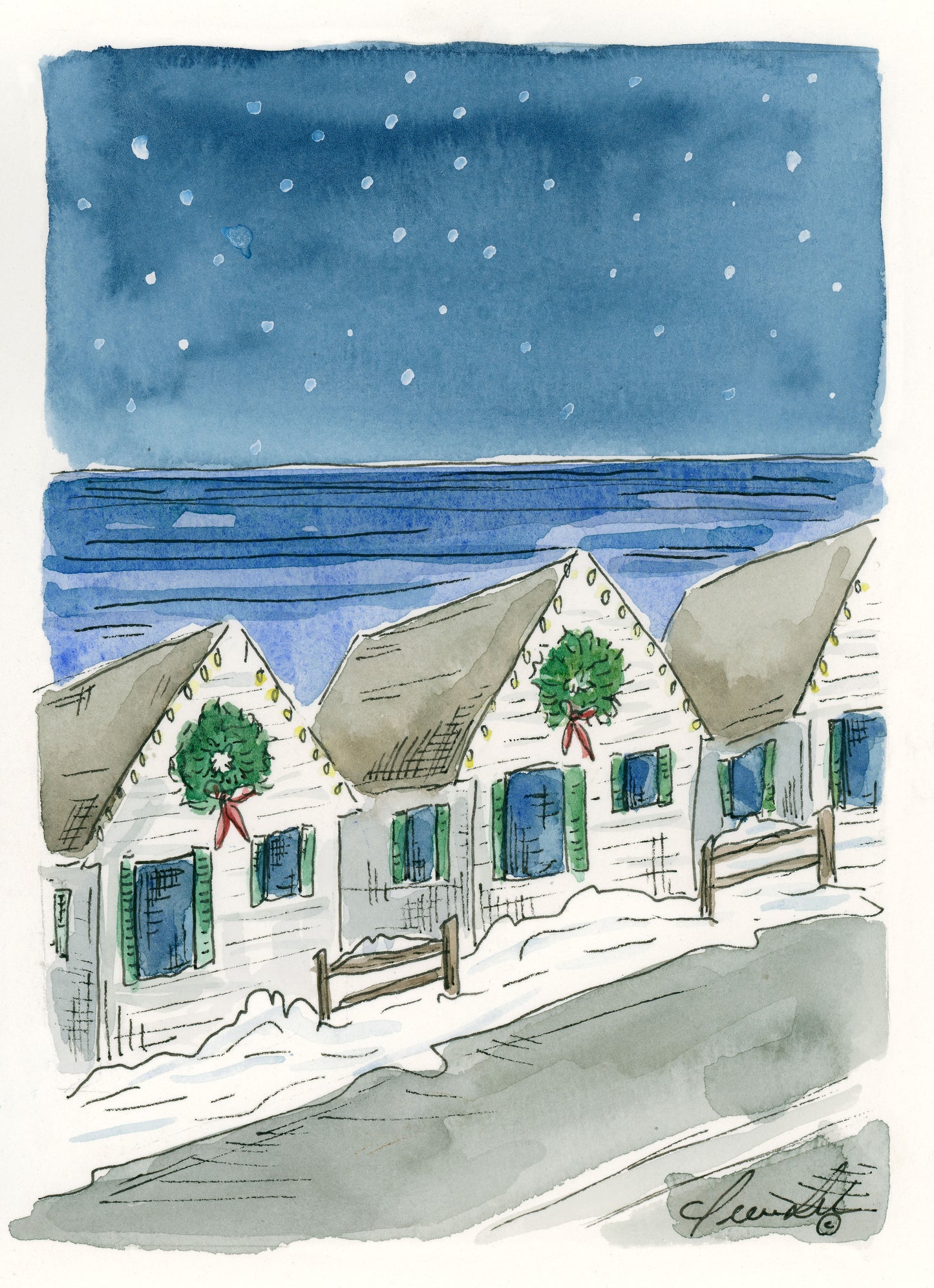 "Snow Days on Cape Cod" Holiday Card Box Set