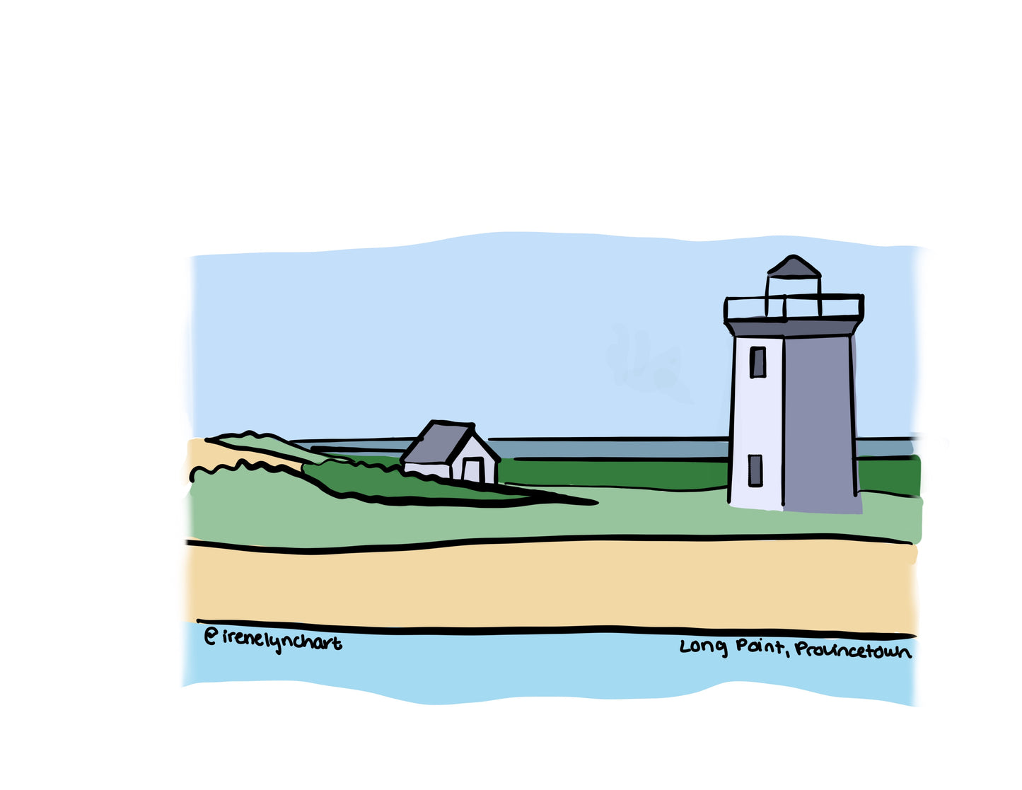 Cape Cod Lighthouse Sticker Bundle