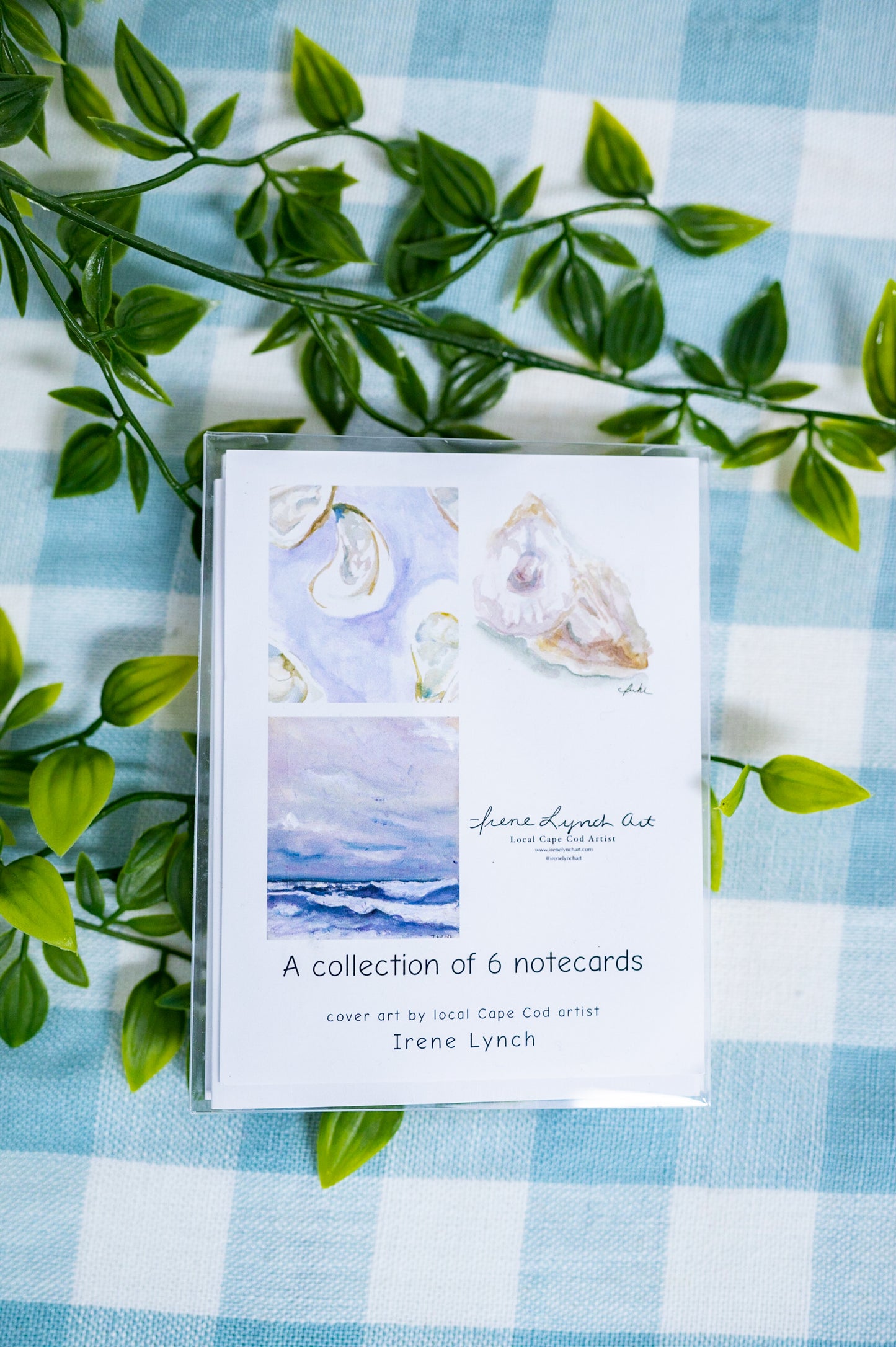 Oysters and Waves - Pack of 6 Notecards