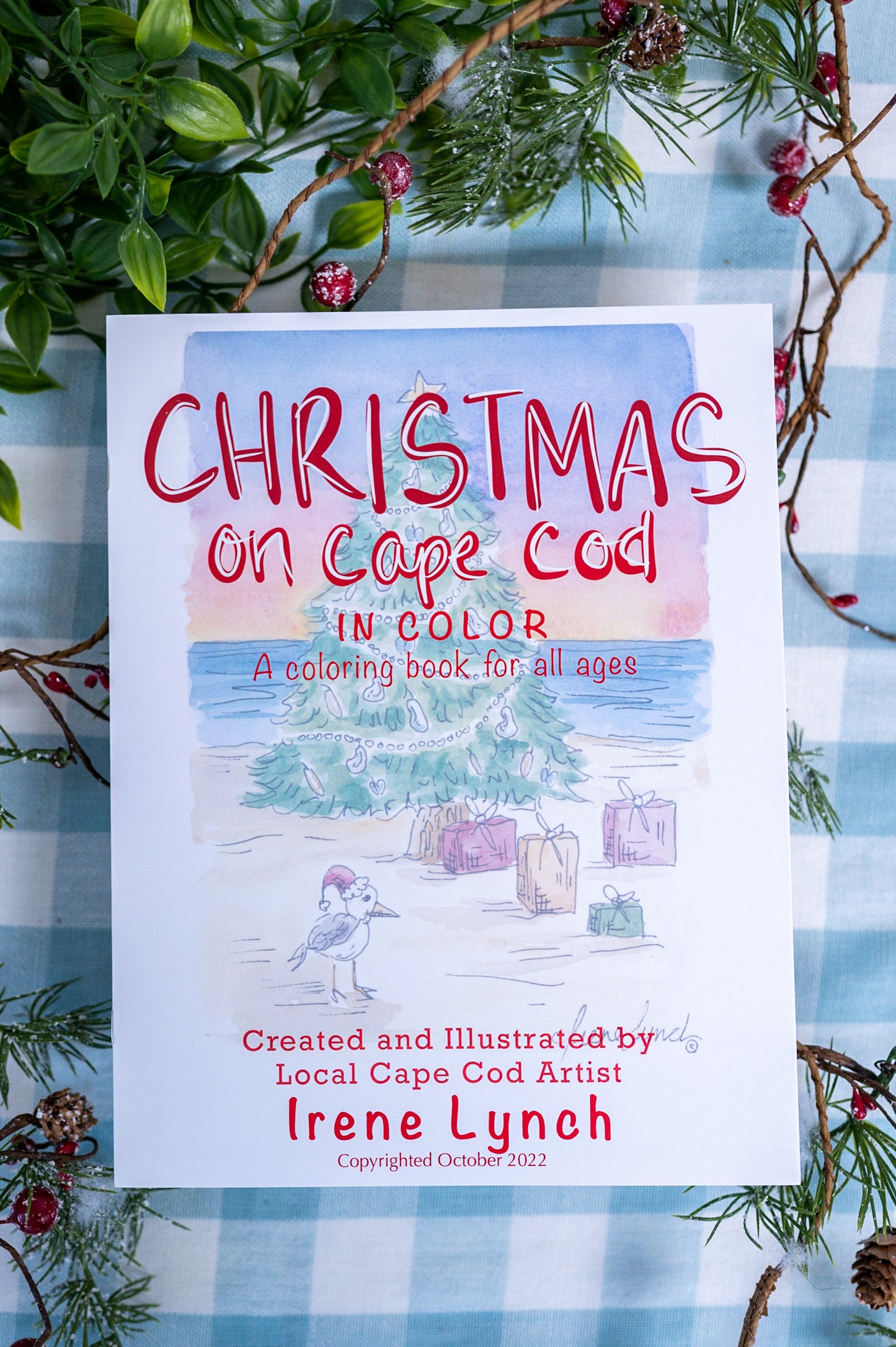"Christmas on Cape Cod in Color" A Coloring Book For All Ages - Wholesale