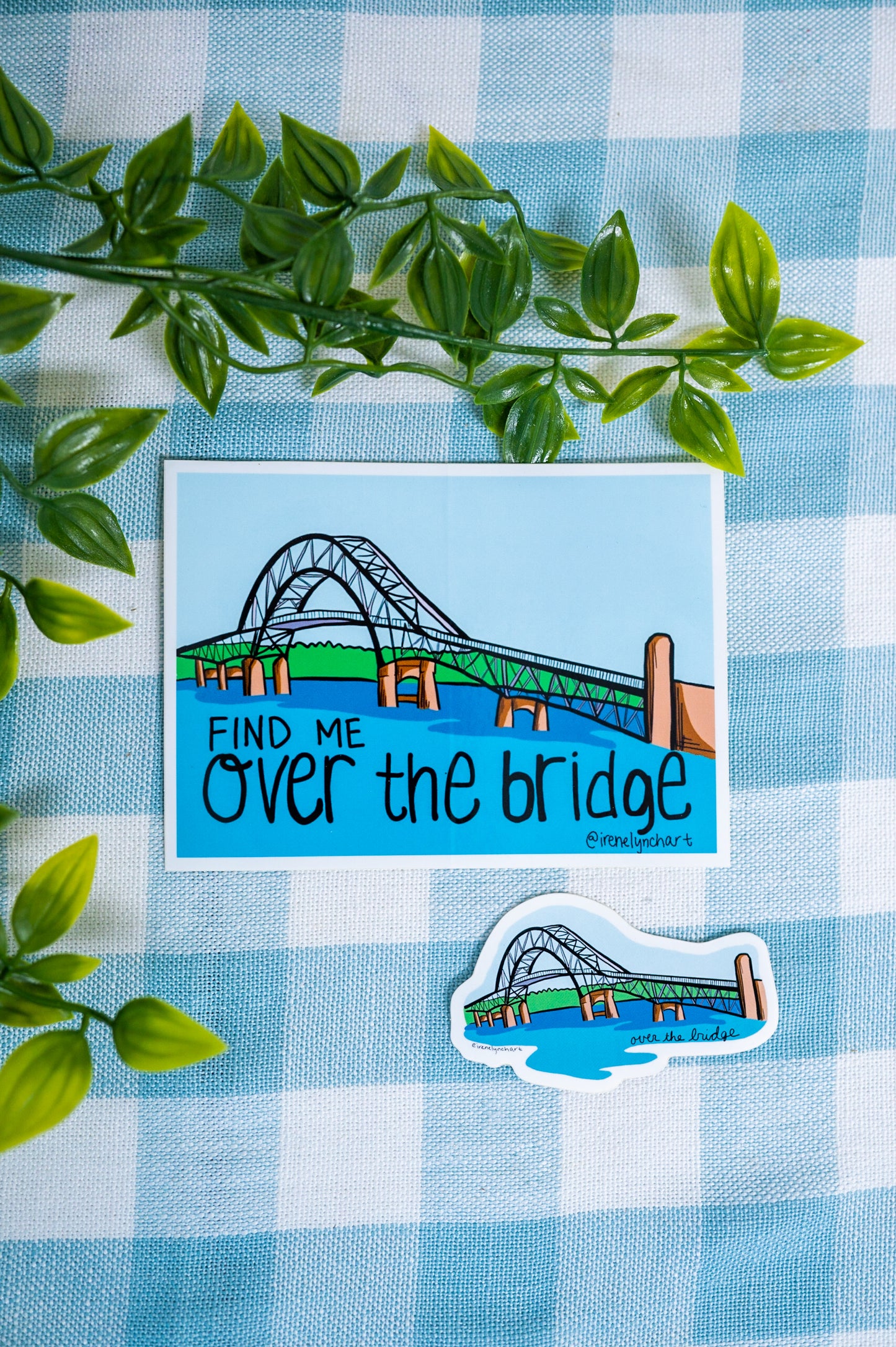 “Over The Bridge” Sticker