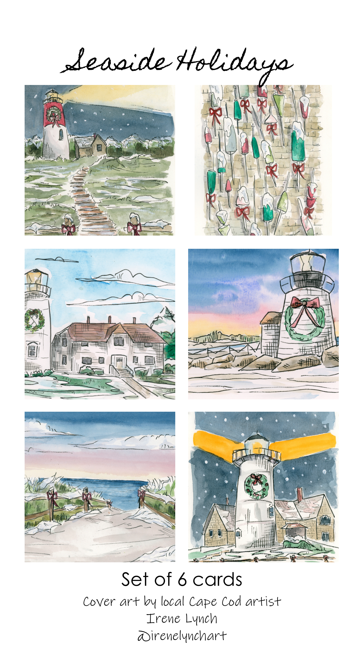 cape cod christmas cards