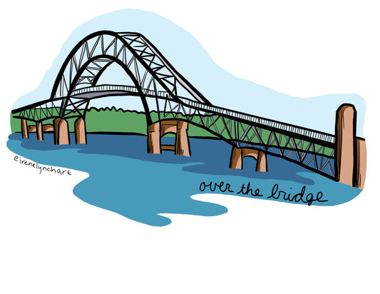 “Over The Bridge” Sticker