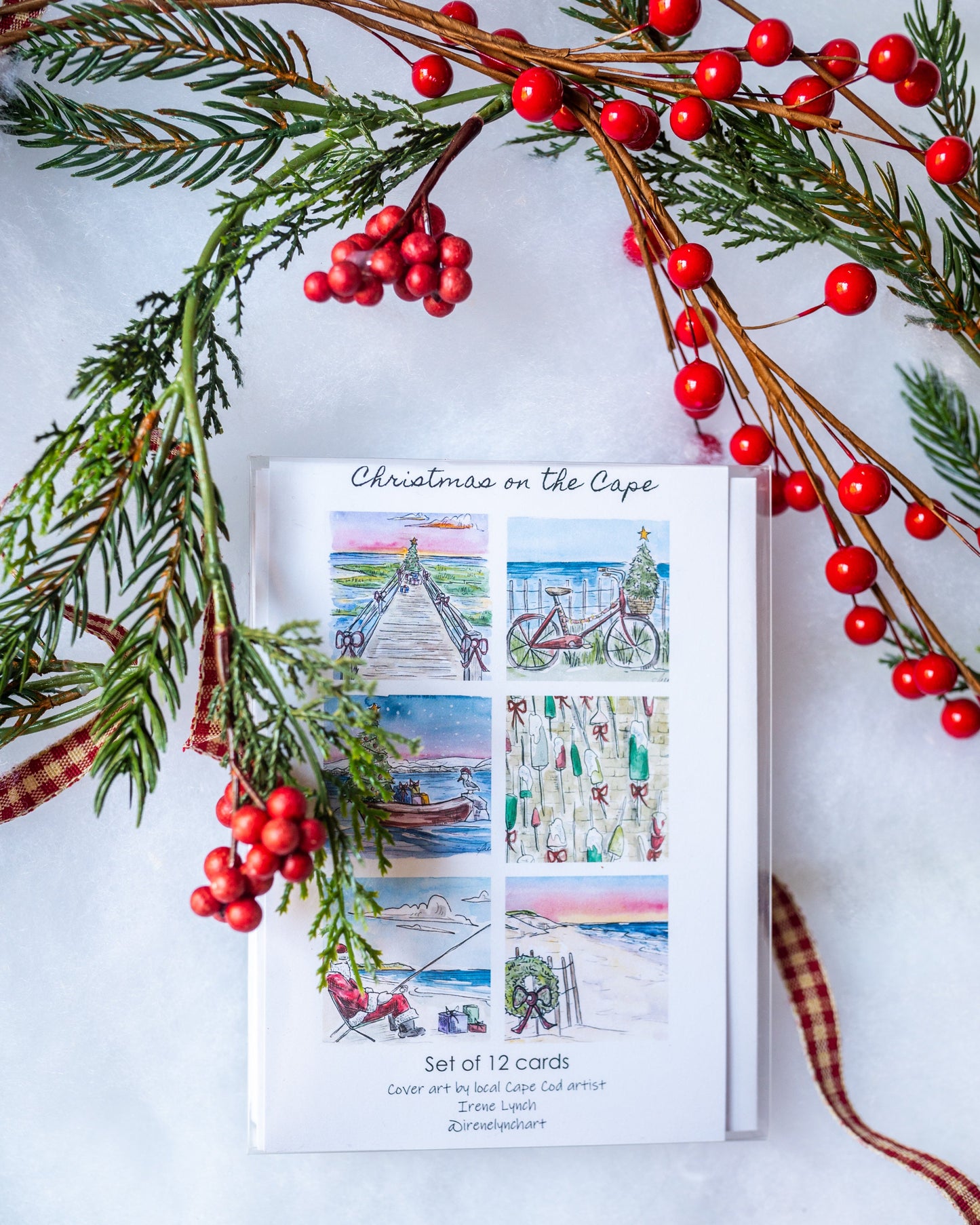 "Christmas on the Cape" Holiday Card Box Set - Wholesale