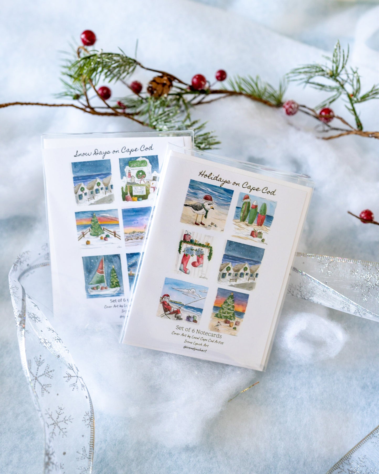 "Snow Days on Cape Cod" Holiday Card Box Set - Wholesale