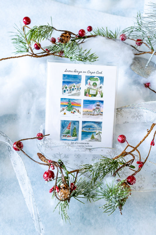 "Snow Days on Cape Cod" Holiday Card Box Set