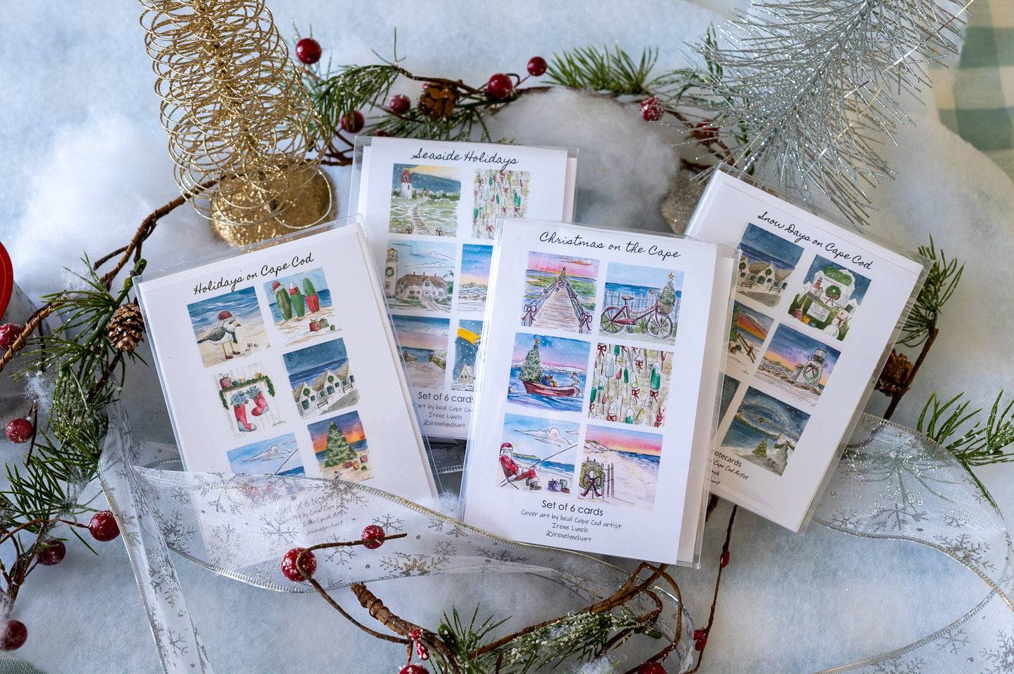 "Holidays on Cape Cod" Holiday Card Box Set - Wholesale